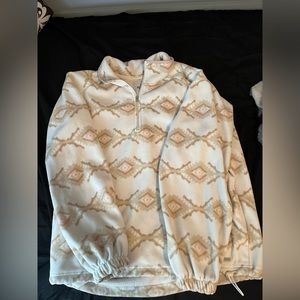 Hollister quarter zip crewneck